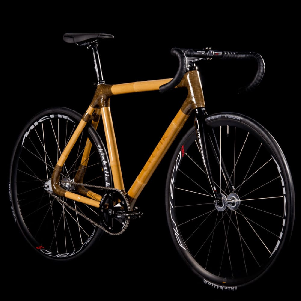 Vélo en bambou Cyclik imaginé et fabriqué en France