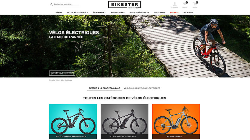 Bikester la boutique en ligne spécialiste des vélos électriques