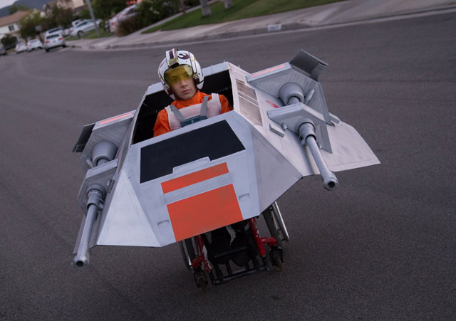 Il construit un Snowspeeder adapté au fauteuil roulant de son fils