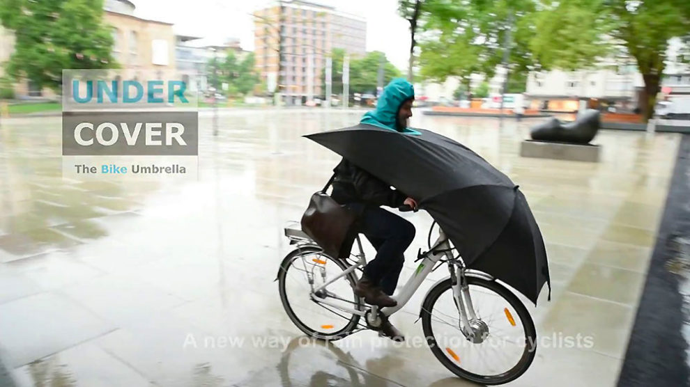 Under Cover un parapluie de vélo urbain