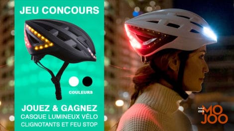 Gagnez un casque lumineux de vélo Bemojoo