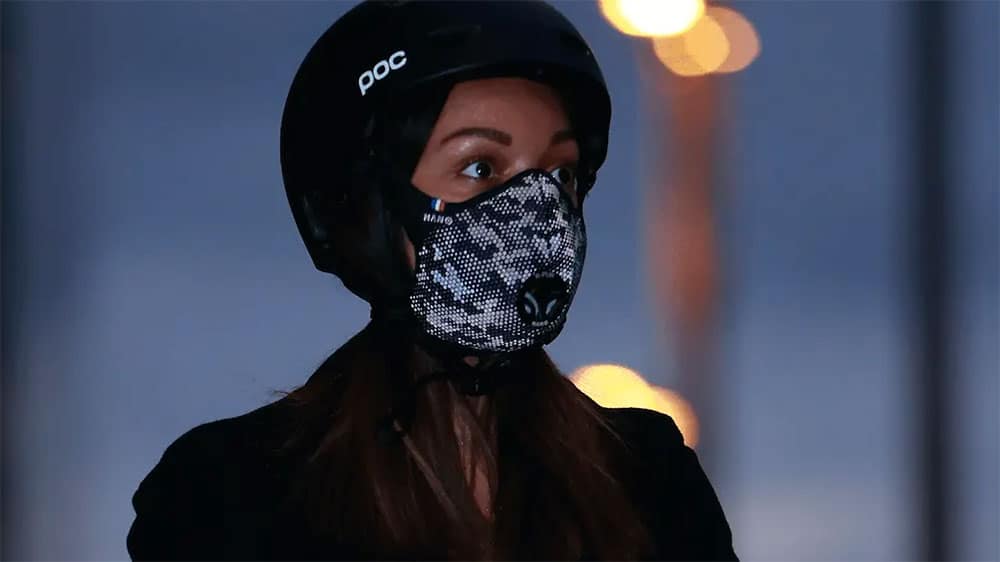 Nano Light d'R-Pur masque antipollution dédié au vélo