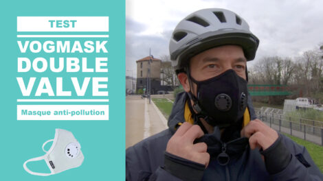 Test masque anti polution Vogmask double valve