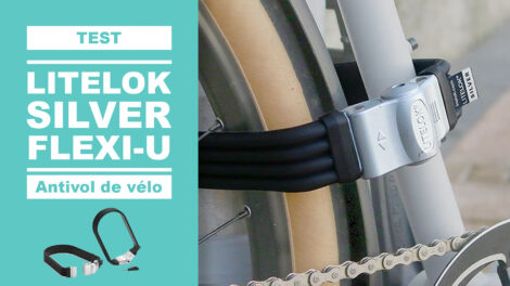 Litelok Flexi-U Silver antivol vélo en U