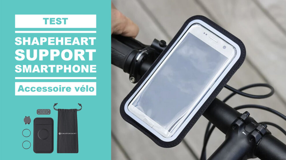 Test support vélo smartphone Shapeheart
