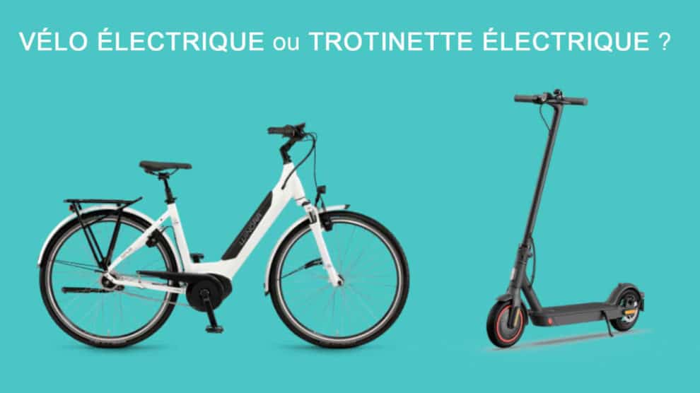 Vélo électrique ou trotinette, comment choisir ?