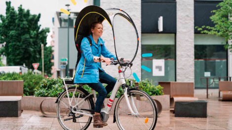 Bub-up, la protection de pluie vélo