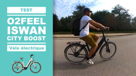 Test du vélo électrique iSwan City Boost d'O2Feel