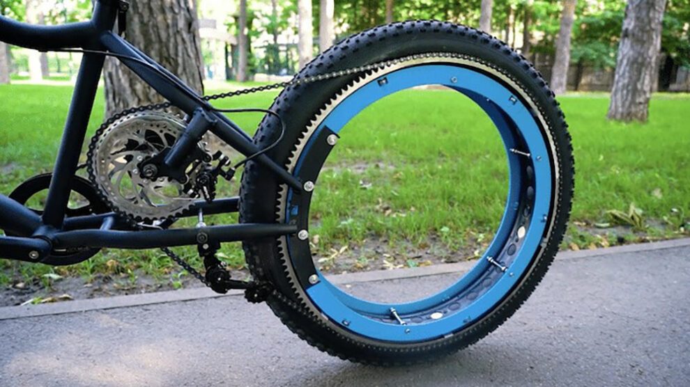 Protège-rayons Vélo Argenté – Vintage – Fabrication Française – état D’usage