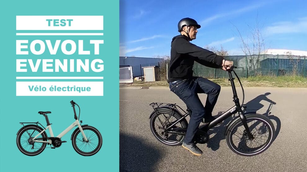 Eovolt Evening, test et avis du vélo électrique pliable