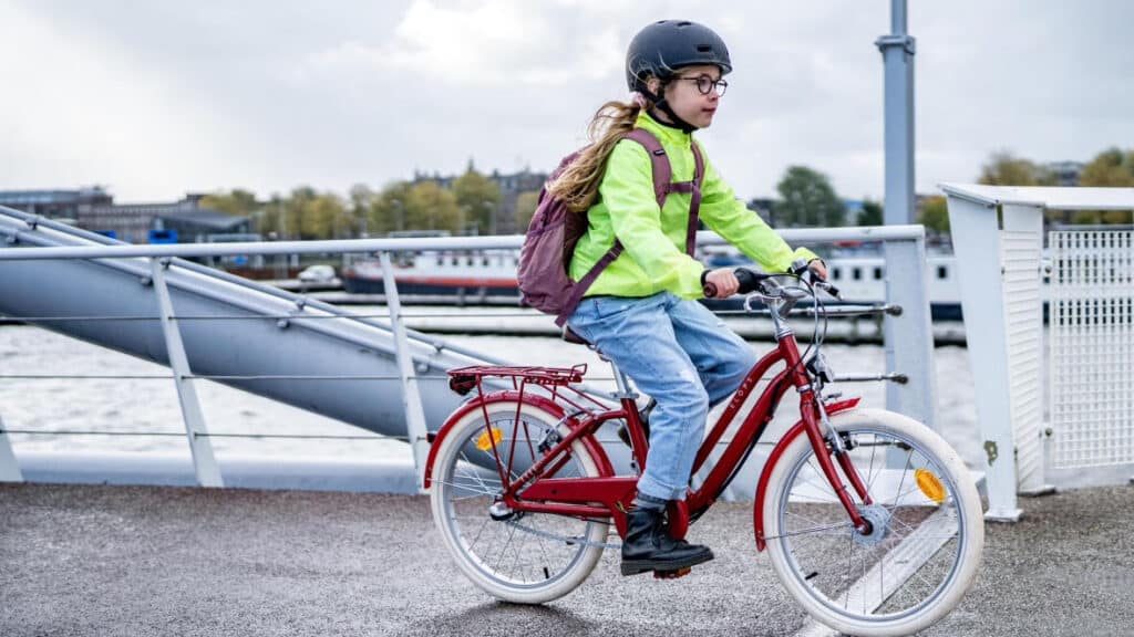 La sécurité vélo en ville avec des enfants