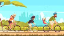 La sécurité vélo en ville avec des enfants