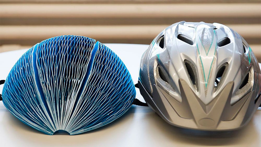 EcoHelmet, casque de vélo en carton pliable