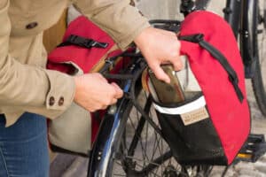 Sacoche vélo convertible en sac à dos Made In France