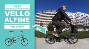 Test du Vello Bike Alfine, le vélo pliable très pratique