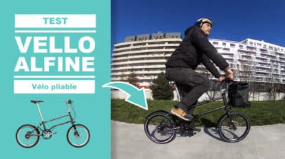Test du Vello Bike Alfine, le vélo pliable très pratique