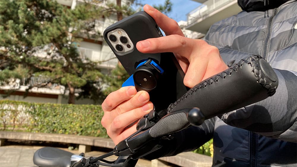 Quad Lock Pro, support vélo smartphone