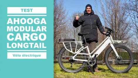 Test Modular d'Ahooga, vélo cargo électrique et longtail