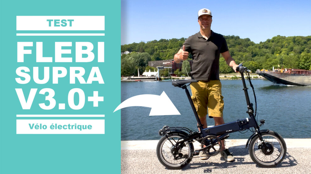 Test vélo électrique pliable Supra 3.0+ de Flebi