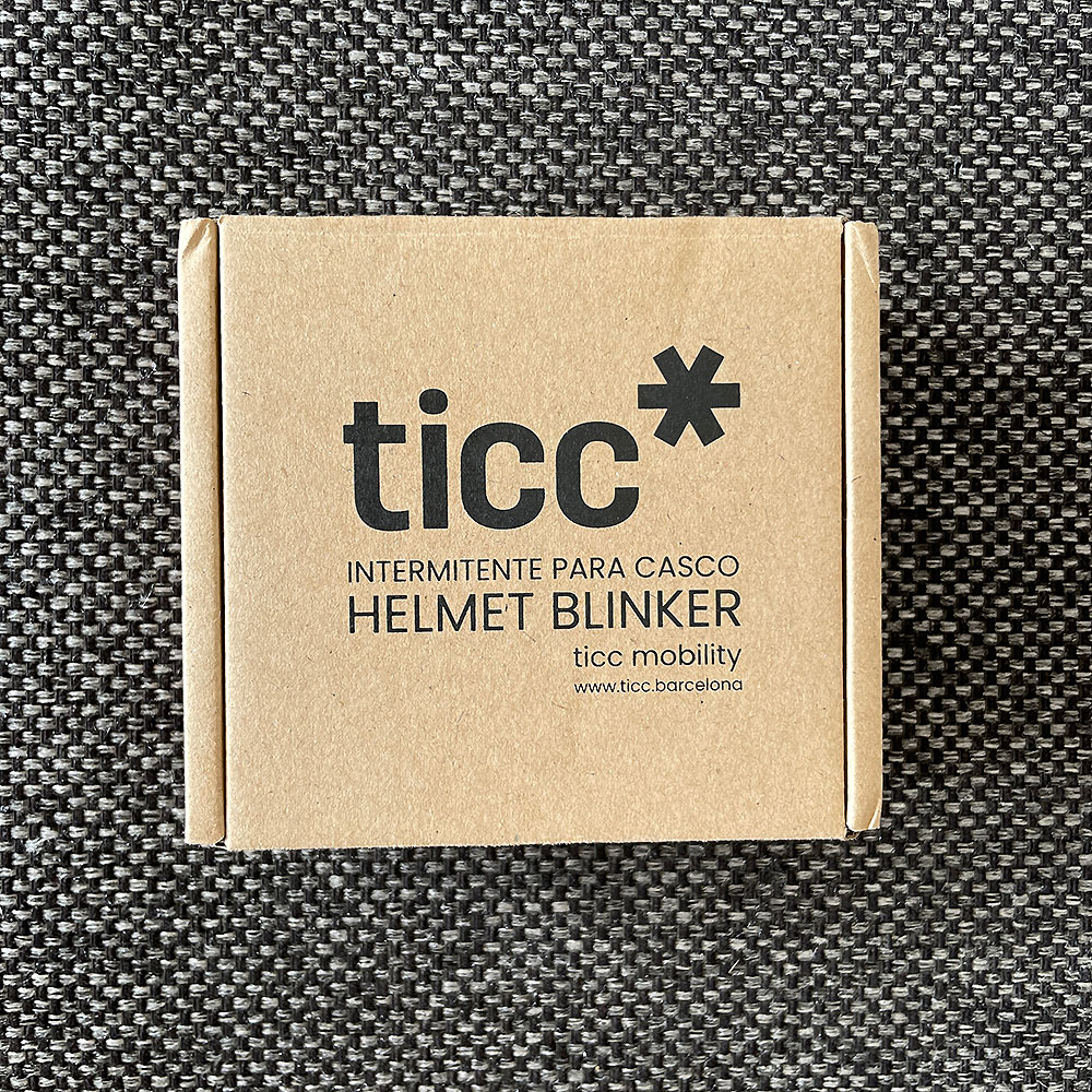 Test du clignotant Ticc universel sur casque de vélo