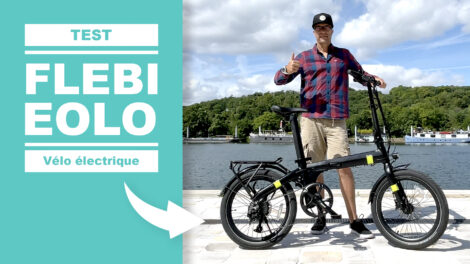 Test vélo électrique pliable Eolo de Flebi