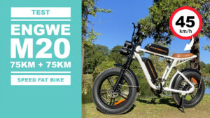 Test et review du vélo électrique M20 d'Engwe