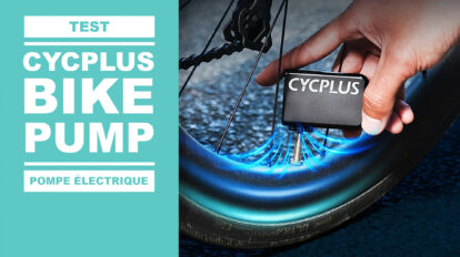 Test CYCPLUS, pompe électrique de vélo portable