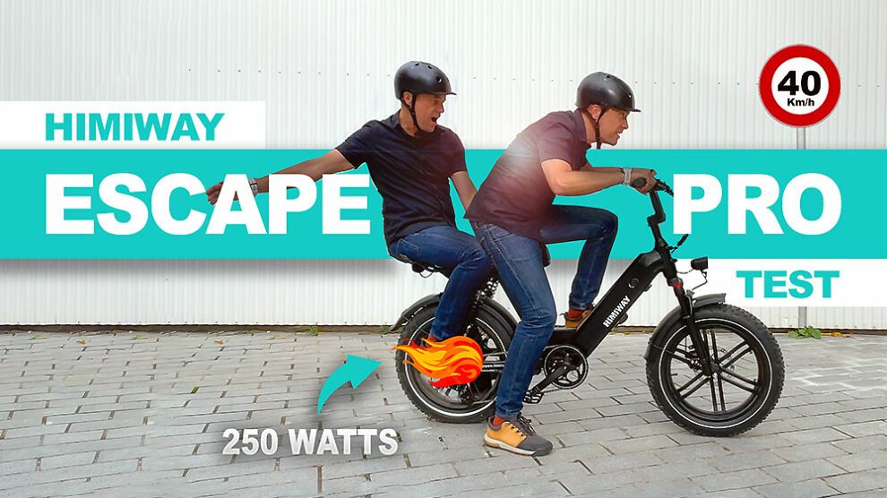 Test du vélo fat eBike Himiway Escape Pro