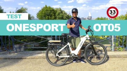 Test du vélo électrique urbain OneSport OT05