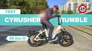 Test du Fat Bike électrique Cyrusher Rumble