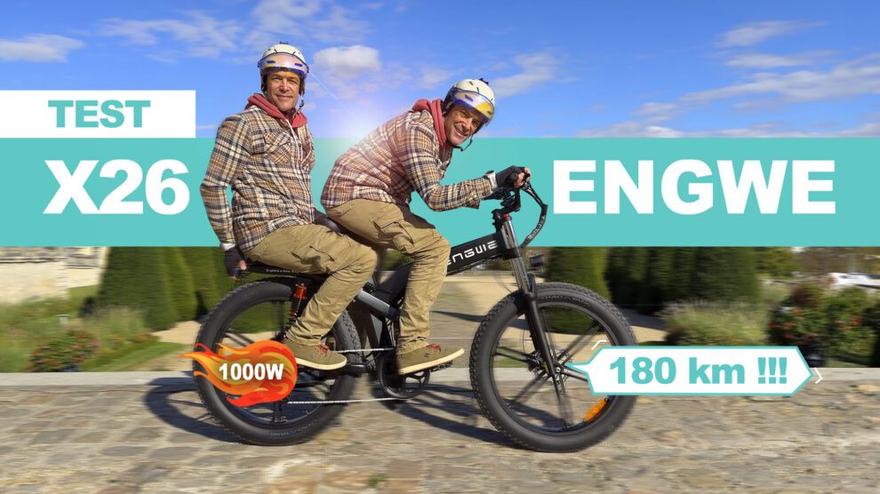 180 Km en Engwe X26, test et avis du fat bike électrique