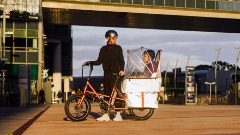 Housse de pluie vélo cargo Vello