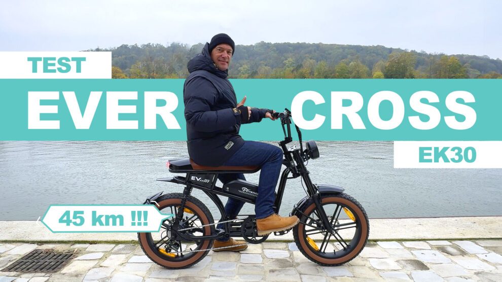 Test du Fat Bike électrique Evercross EK30