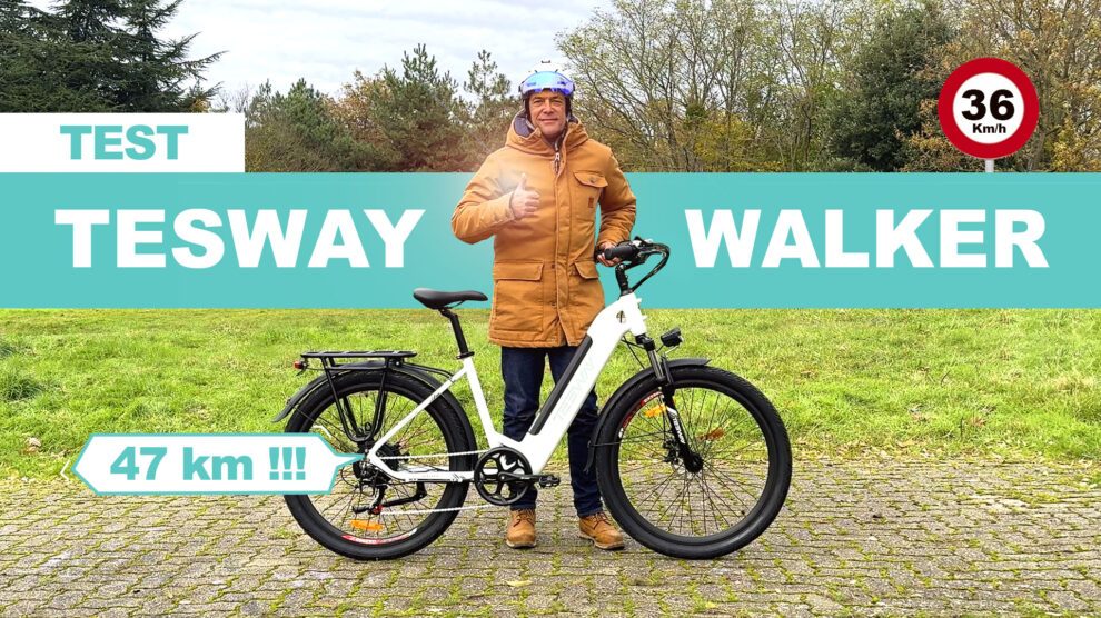 Test complet du vélo électrique Tesway Walker