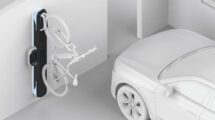 Station de recharge pour vélos électriques dans les garages