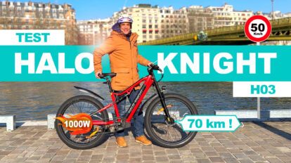 Test du vélo électrique Halo Knight H03 de 1000W