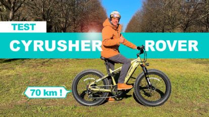 Test Fat Bike électrique Cyrusher Rover