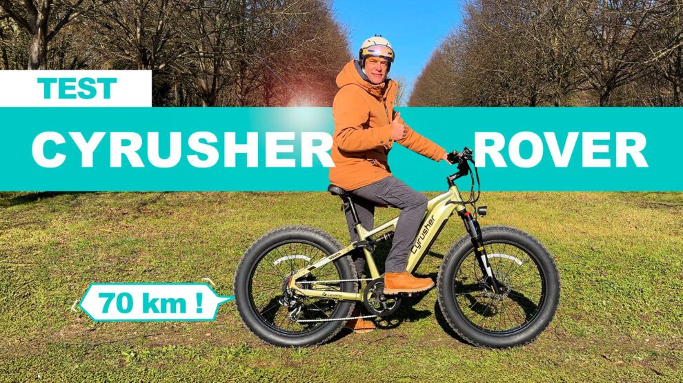 Test Fat Bike électrique Cyrusher Rover