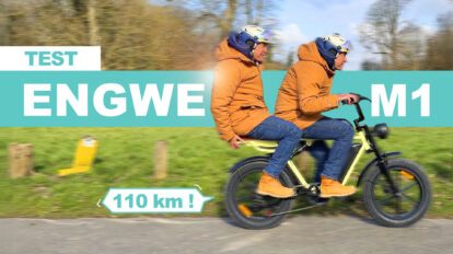 Test du vélo électrique biplace Engwe M1