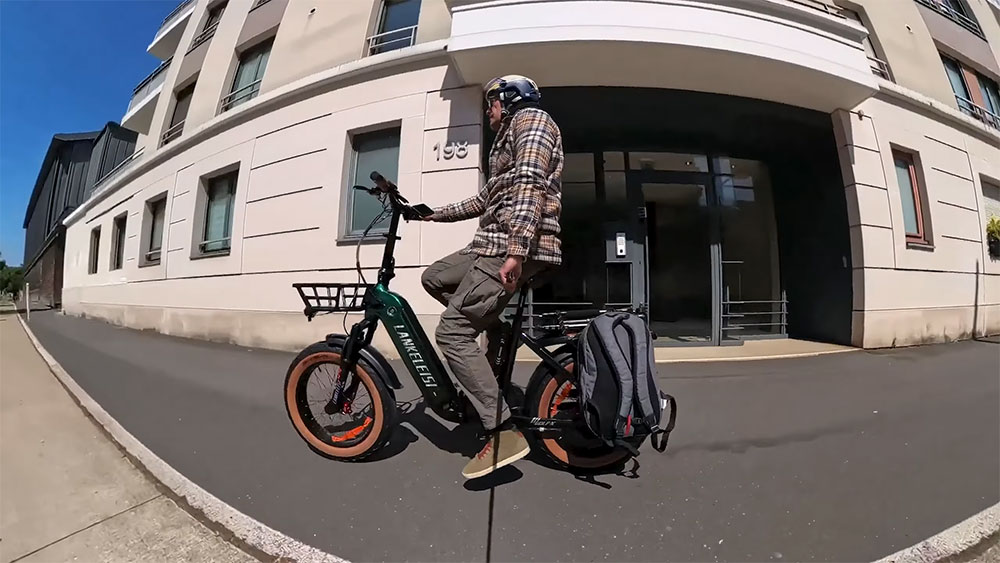 Test du vélo électrique pliable Lankeleisi Golf-X