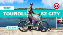 Test vélo électrique féminin Touroll B2