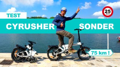 Ce vélo pliable tout suspendu va te surprendre ! Cyrusher Sonder
