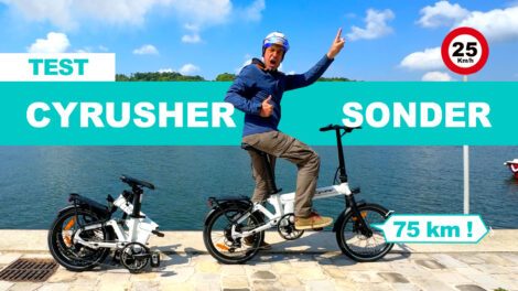 Ce vélo pliable tout suspendu va te surprendre ! Cyrusher Sonder