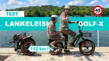Test du vélo électrique pliable Lankeleisi Golf-X