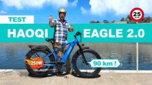 Test du VTT électrique FatBike HAOQI Eagle 2.0