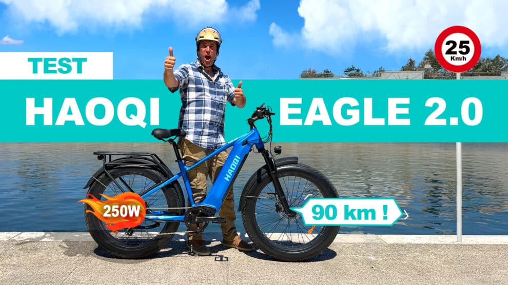 Test du VTT électrique FatBike HAOQI Eagle 2.0