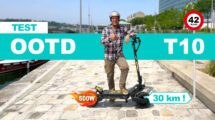 Test de la trottinette électrique OOTD T10