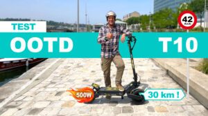 Test de la trottinette électrique OOTD T10