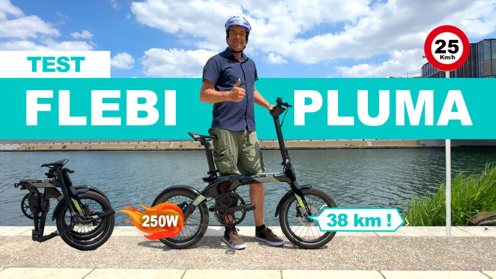 Test du vélo électrique pliant Flebi Pluma