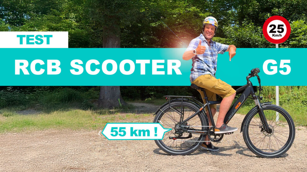 Test VTC électrique RCB Scooter G5